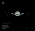 APOD: 2026 August 11 � Six Moons of Saturn