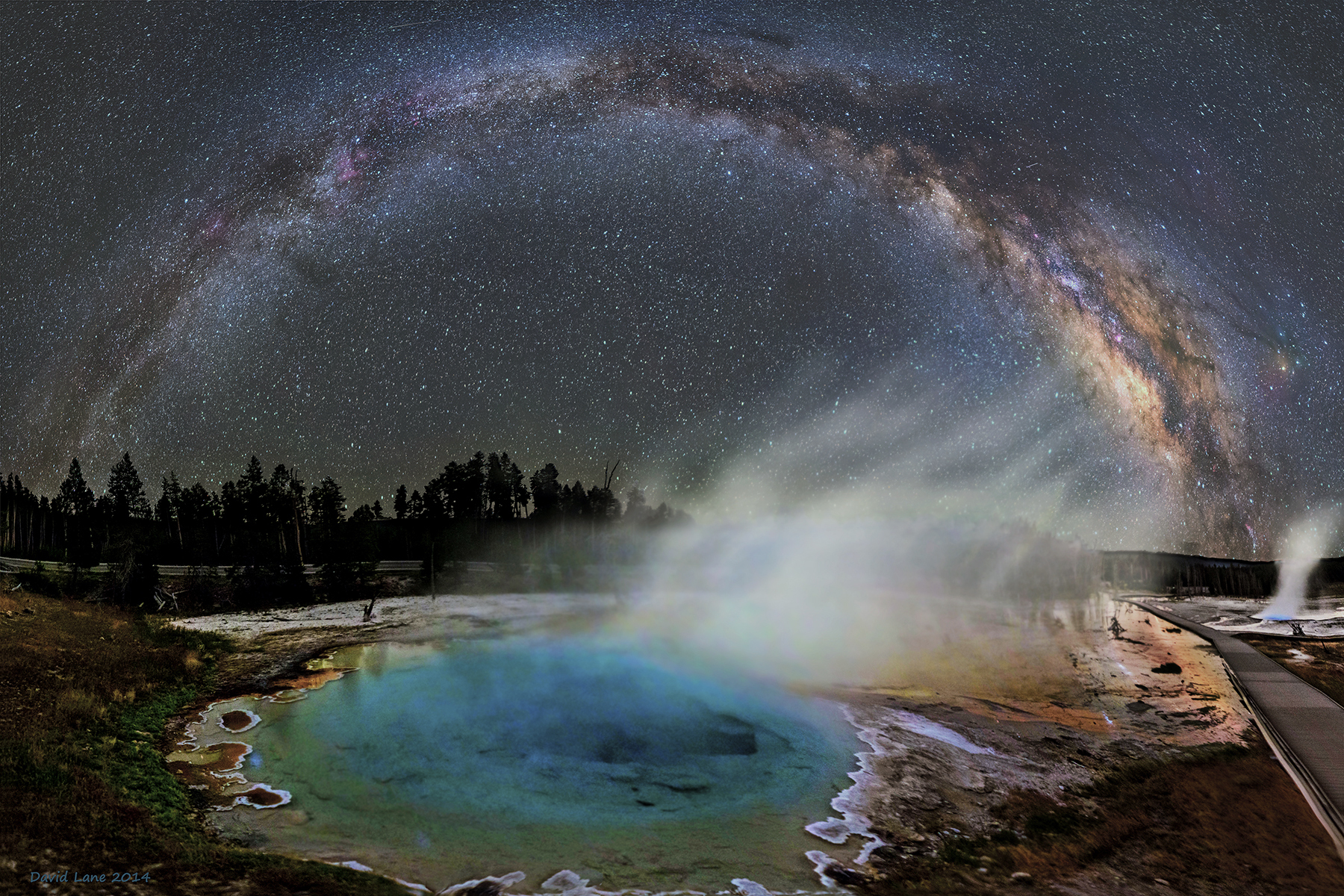 APOD: 2026 August 16 � Milky Way over Yellowstone
