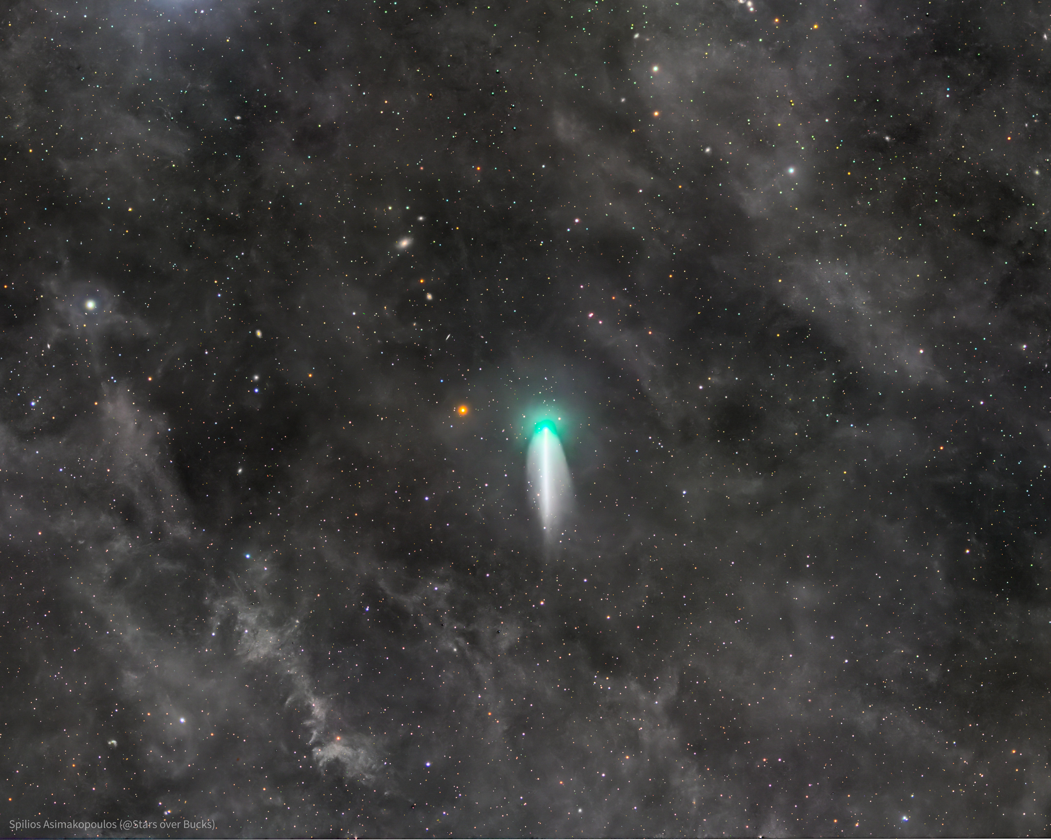 APOD: 2026 August 24 � Comet 220P in Outburst