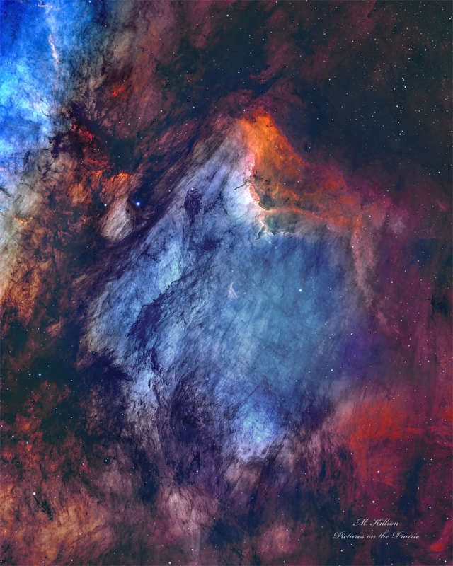 APOD: 2026 September 7 Б The Pelican Nebula in Gas, Dust, and Stars