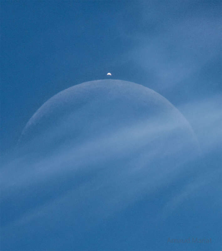 APOD: 2026 September 15 � A Daytime Eclipse: Moon Occults Venus