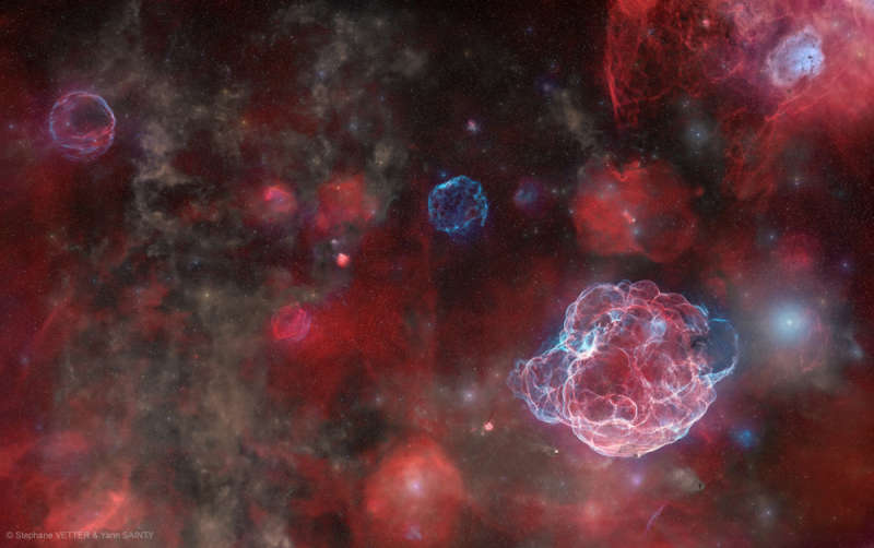 The Ghosts of Five Supernovas