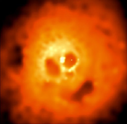 Rentgenovskii cherep skopleniya galaktik v Persee