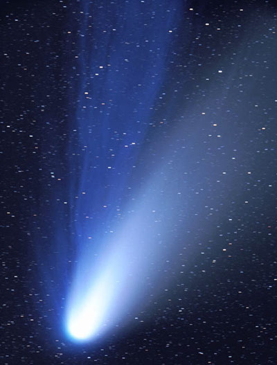 The Dust and Ion Tails of Comet Hale Bopp