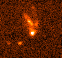 Gamma-vsplesk 990123   
 v       
   optike.               
       Snimok Kosmicheskogo teleskopa im. Habbla