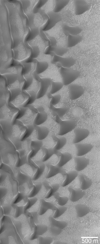 Sand Dunes on Mars