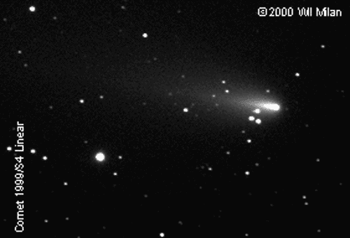 Приближение кометы LINEAR
