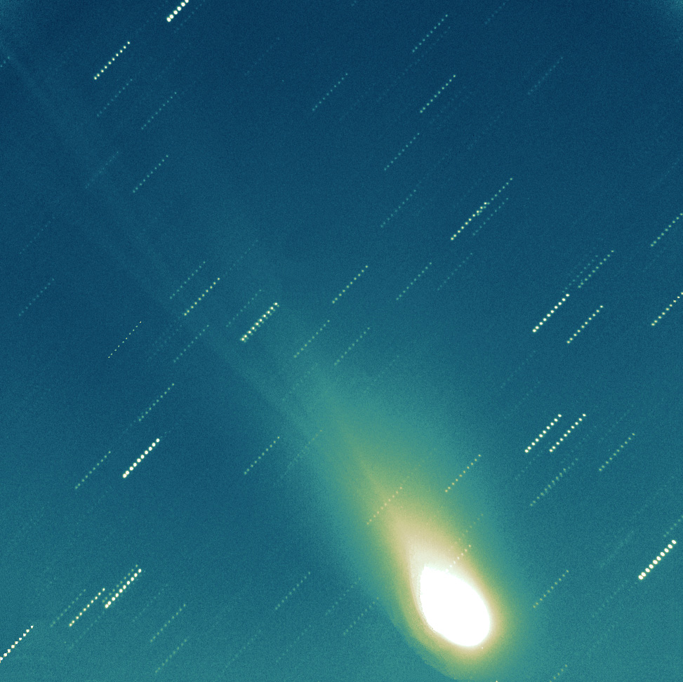 Hvosty komety LINEAR