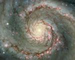 M51: пыль и звезды галактики Водоворот