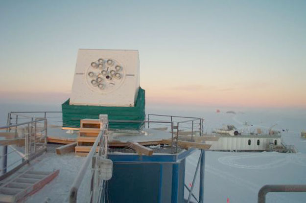 Antarctica Hears Little Matter in the Big Bang