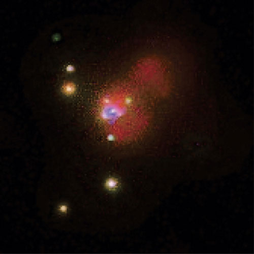 Centr galaktiki Cirkul' v rentgenovskom diapazone