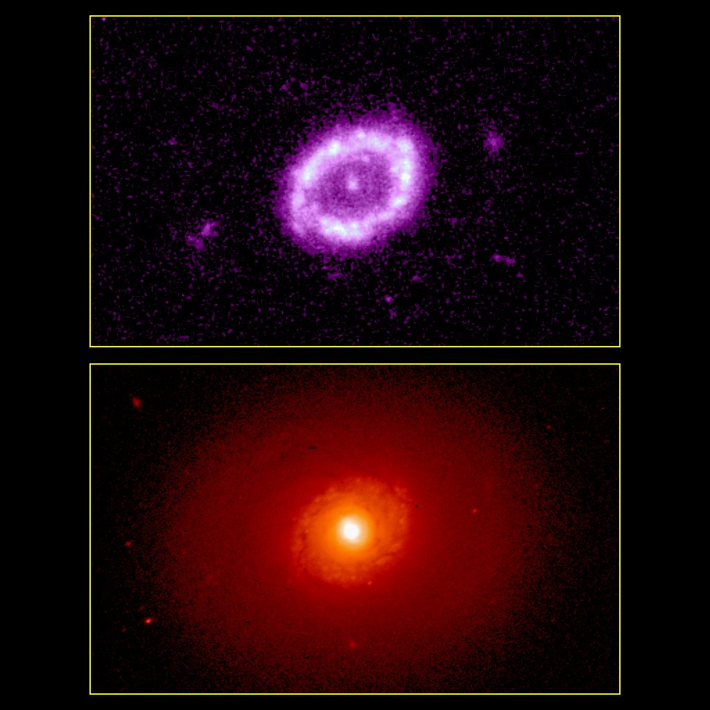 M94: За голубой границей видимого спектра 