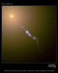 Джет в гигантской галактике M87