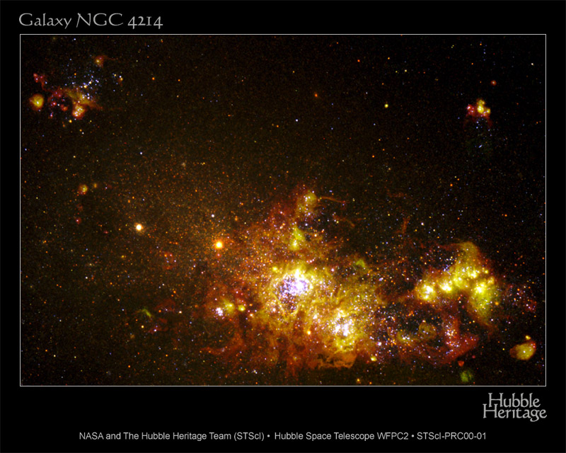 Central part of NGC4214