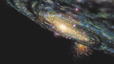 Artistic Milky Way & Sag dSph
