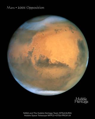 best view of Mars by Hubble