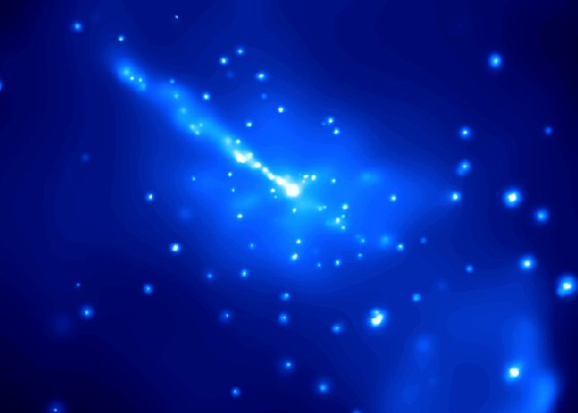 Centavr A: rentgenovskoe izluchenie aktivnoi galaktiki