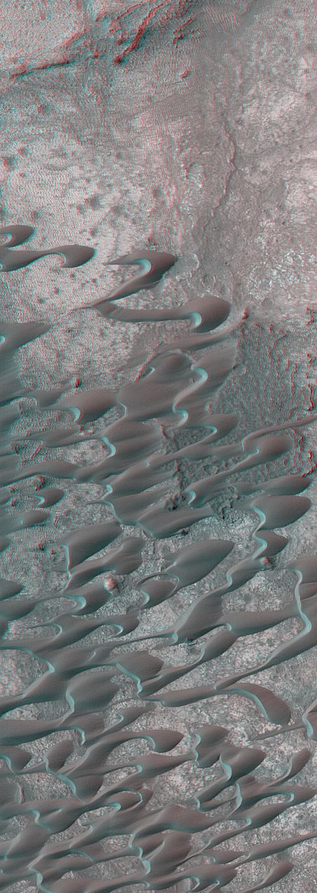 Mars: 3 D Dunes