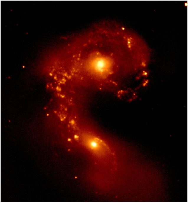 Antennae Galaxies in Near Infrared