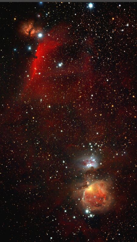 Orion Nebulosities