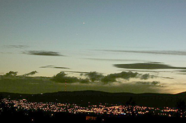 Venus and Jupiter Over Belfast