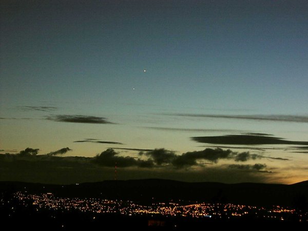 Venus and Jupiter Over Belfast