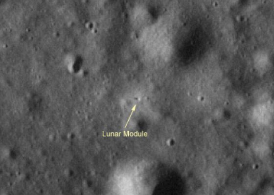 Лунный модуль в долине Таурус-Литтров