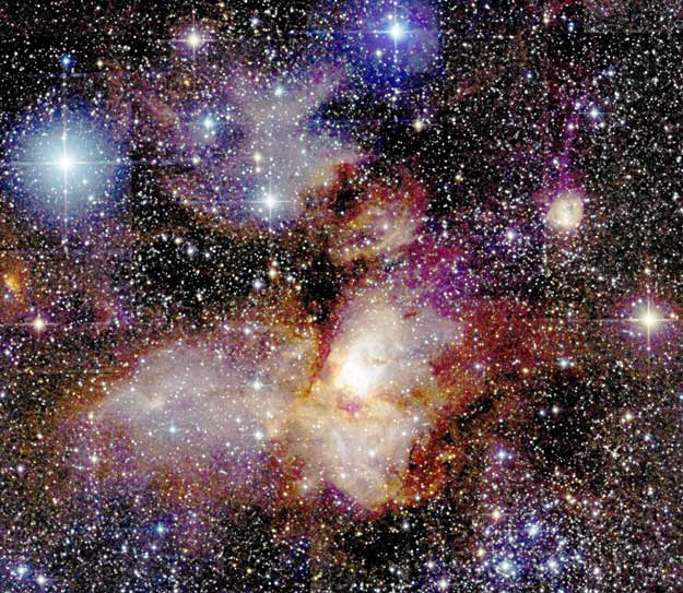 Star-Forming Region RCW38 from 2MASS 