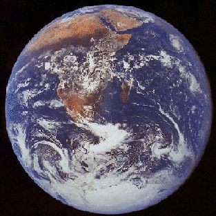 Земля с Аполлона 17