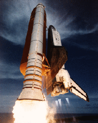 Запуск "Челленджера" с космической лабораторией "Спейслэб-2"