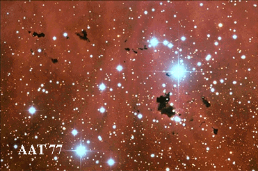 Temnye globuly Boka v ob'ekte IC 2944