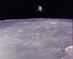 Спуск лунного модуля "Аполлон-12"