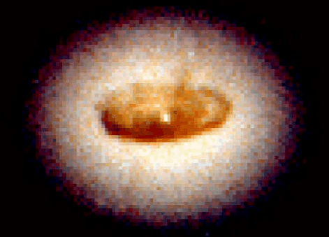 Krugovorot v centre NGC 4261