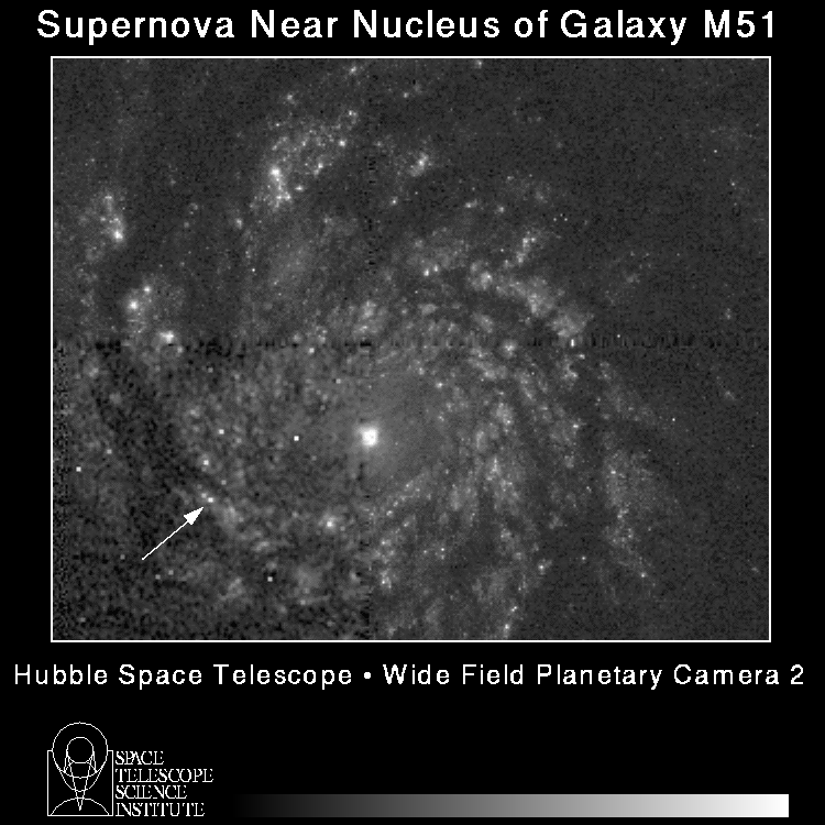 A Supernova in the Whirlpool