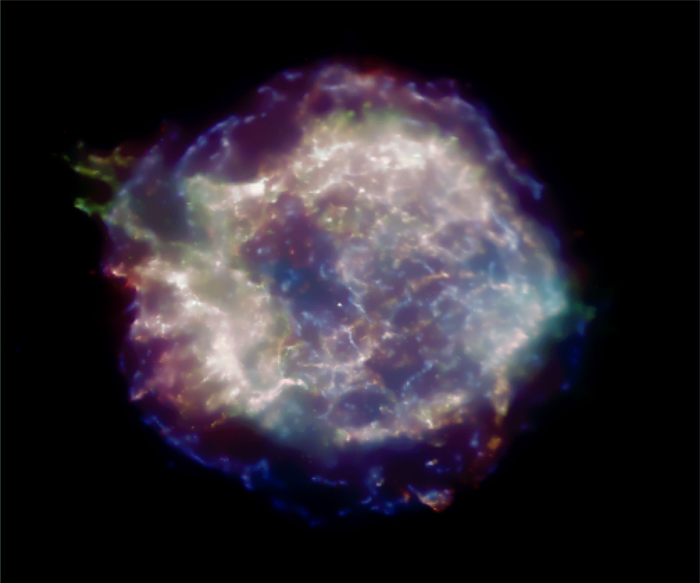 Cas A Supernova Remnant in X Rays 