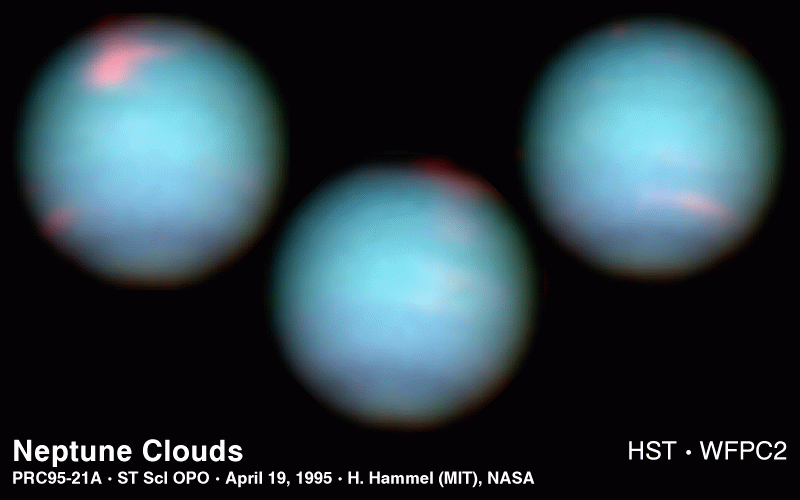 Oblaka na Neptune