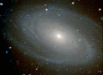 Галактика M81 в реальных цветах