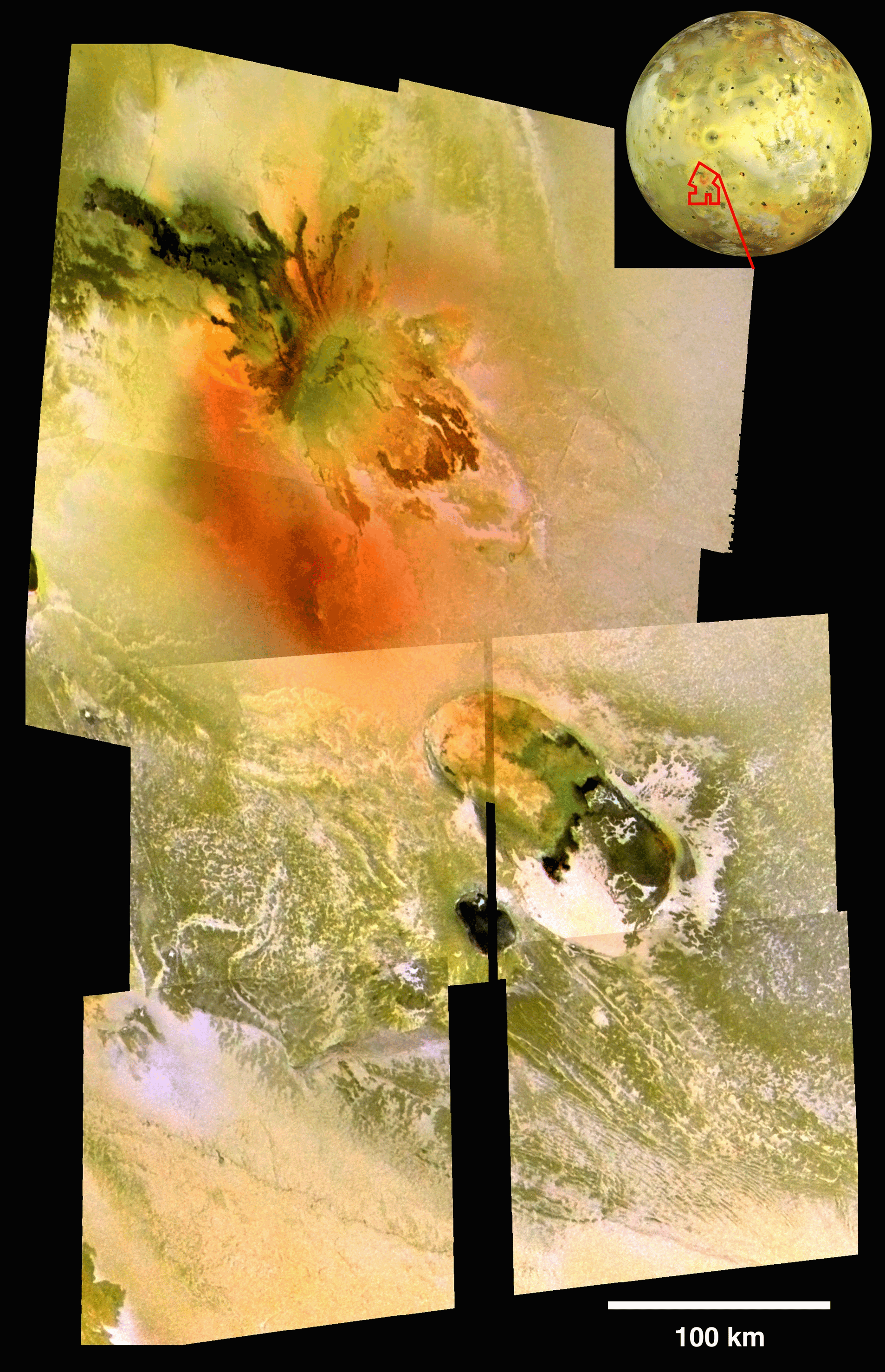 Vulkan Kulan Patera na Io