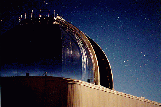 Телескоп IRTF сканирует инфракрасное небо