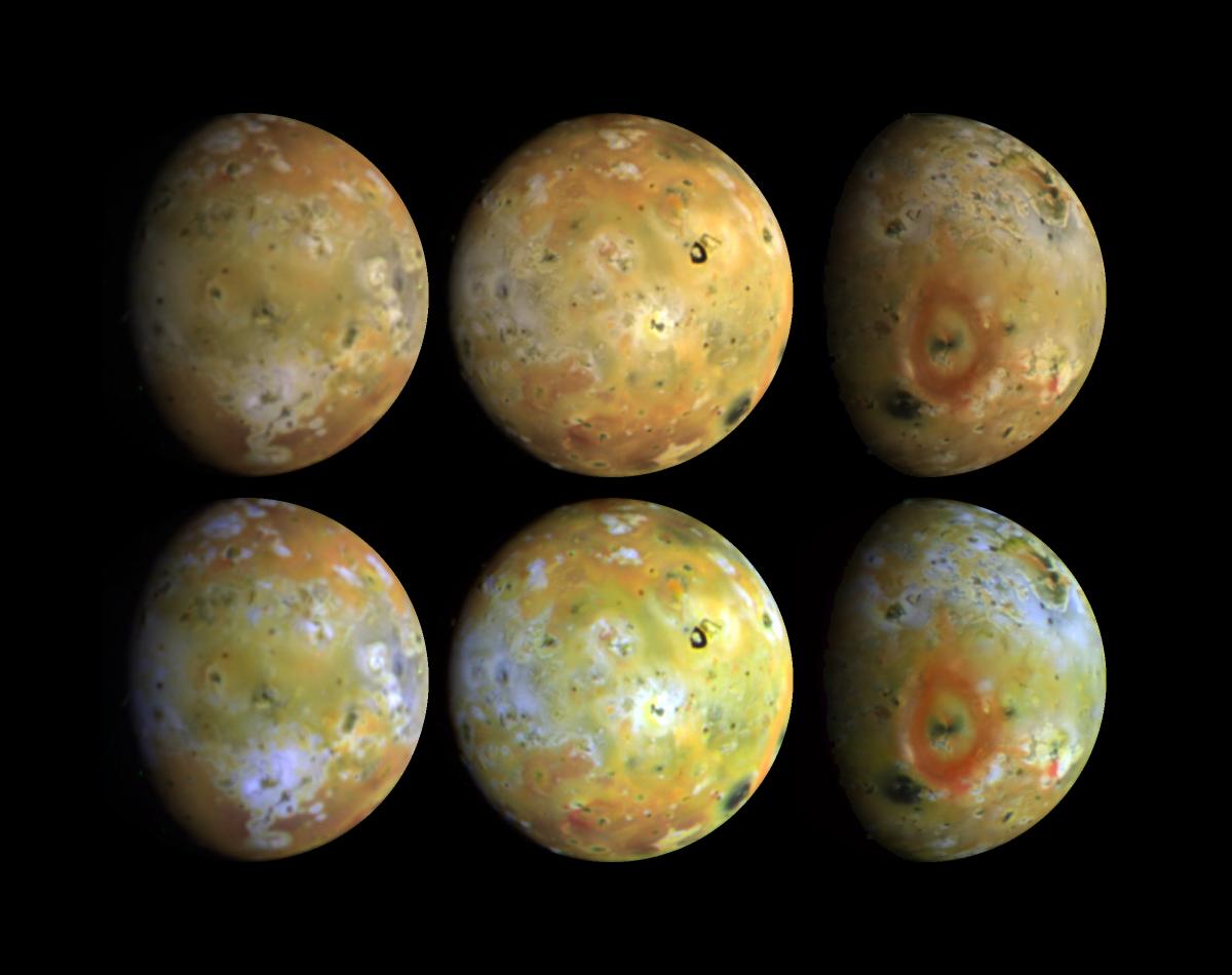 Three Views of Jupiter's Io