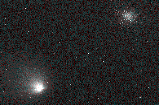 Comet Hale-Bopp Passes M14