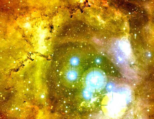 In the Center of the Rosette Nebula
