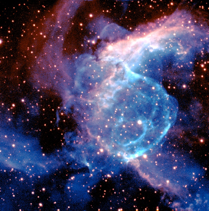 Bubbles and Arcs in NGC 2359