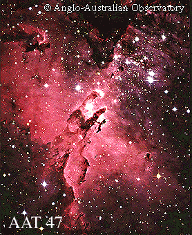 M16: tumannost' s zvezdnym skopleniem