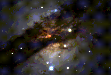 Pylevaya galaktika Kentavr A