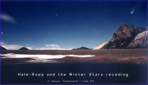 Hale-Bopp and Orion