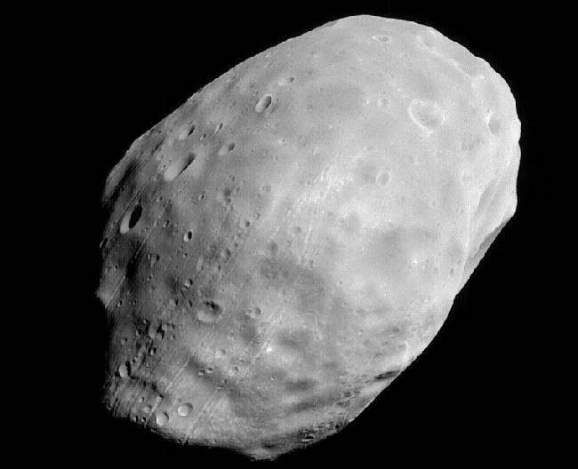 Martian Moon Phobos from MGS