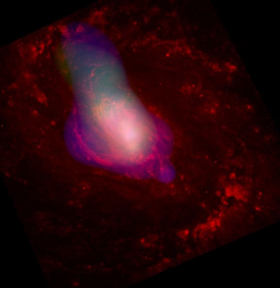 NGC 1068 i rentgenovskii mayak