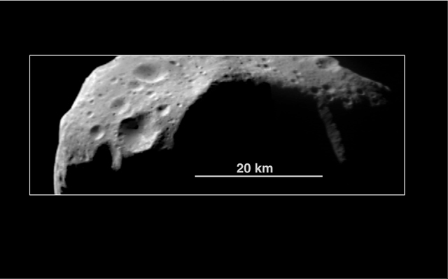 Asteroid 253 Mathilde's Large Craters