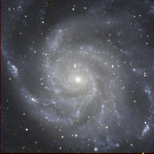 M101: galaktika Cevochnoe Koleso